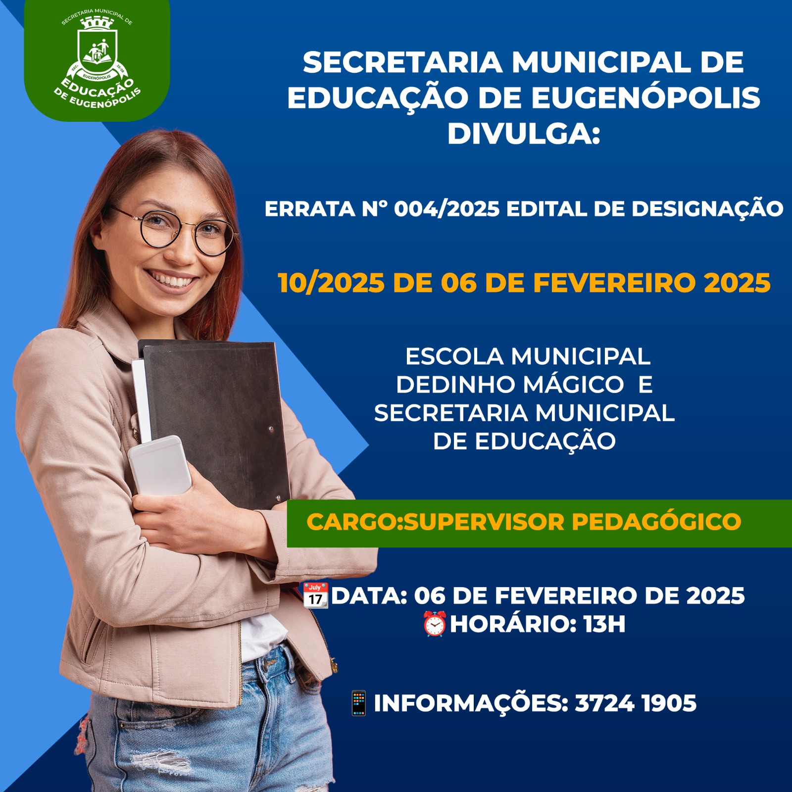 Errata Nº 004/2025 Edital de Designação 